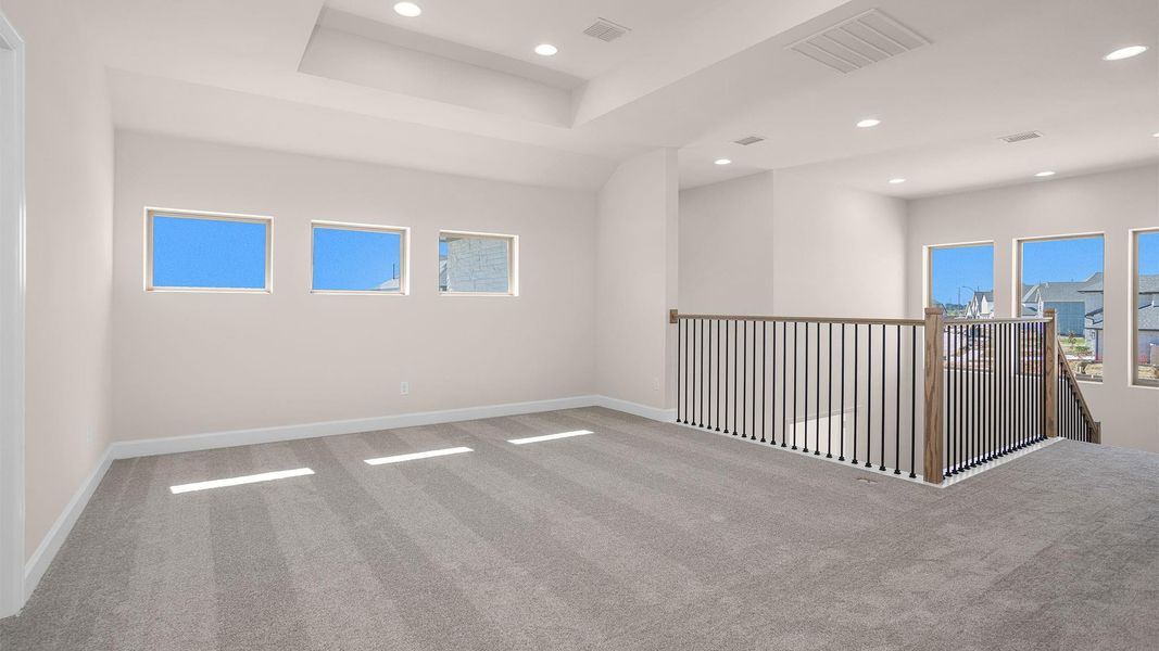 Spacious, unfurnished interior of a new home in Elyson, Katy (Image 9).