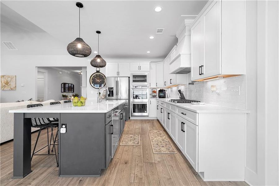 Furnished interior view inside a new home in , Monroe (Image 49).