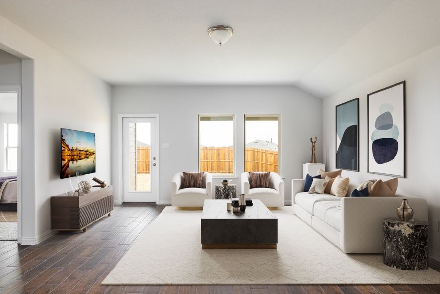 Furnished interior view inside a new home in Verandah, Royse City (Image 16).