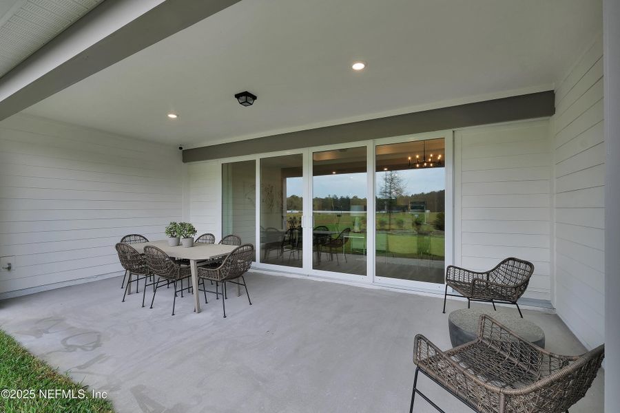 Exterior details and patio area of a home in Hyland Trail, Green Cove Springs (Image 2). Exterior details and patio area of a home in Hyland Trail, Green Cove Springs (Image 2).