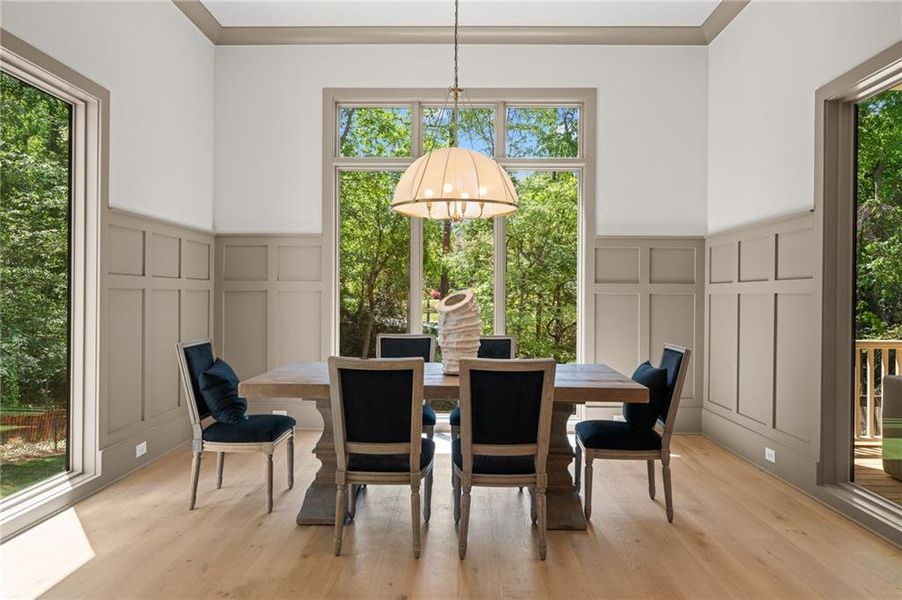 Furnished interior view inside a new home in , Brookhaven (Image 17).