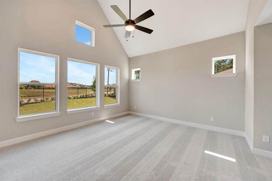 Spacious, unfurnished interior of a new home in ARTAVIA - Parkview Collection, Conroe (Image 28).