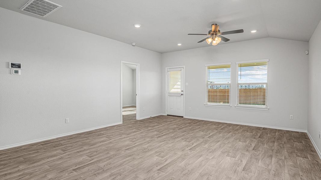 Spacious, unfurnished interior of a new home in The Villages at Schwertner Ranch, Jarrell (Image 15). Spacious, unfurnished interior of a new home in The Villages at Schwertner Ranch, Jarrell (Image 15).