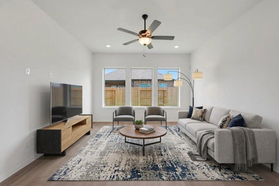Furnished interior view inside a new home in Escondido - Terrace Collection, Magnolia (Image 6).