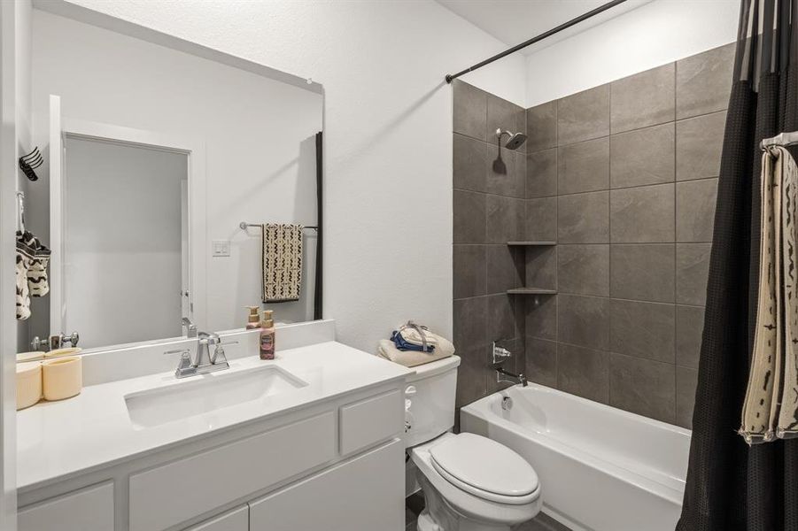 Furnished interior view inside a new home in The Reserve at Watters, Allen (Image 8).