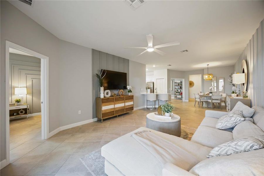 Furnished interior view inside a new home in , Englewood (Image 32).