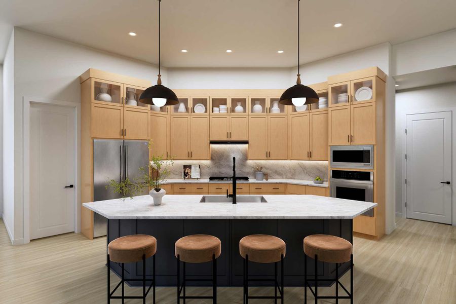 Representative furnished interior of a home built from the The Bollinger by David Weekley Homes in Northshore at Lakewood Village - Garden Series, Lakewood Village (Image 6). Representative furnished interior of a home built from the The Bollinger by David Weekley Homes in Northshore at Lakewood Village - Garden Series, Lakewood Village (Image 6).