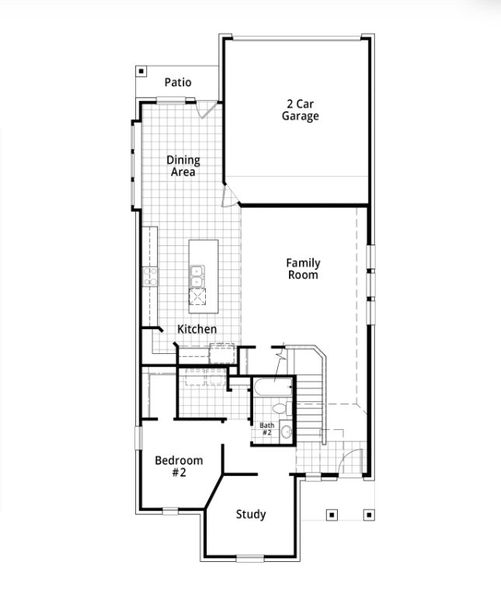 2D floor plan layout for the Belmont by Highland Homes in Goodland, Venus, TX (Image 22). 2D floor plan layout for the Belmont by Highland Homes in Goodland, Venus, TX (Image 22).