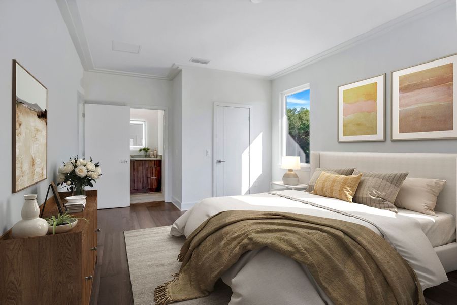 Representative furnished interior of a home built from the Aspen Estate by ABD Development in Hampton Green at Providence, Davenport (Image 46). Representative furnished interior of a home built from the Aspen Estate by ABD Development in Hampton Green at Providence, Davenport (Image 46).