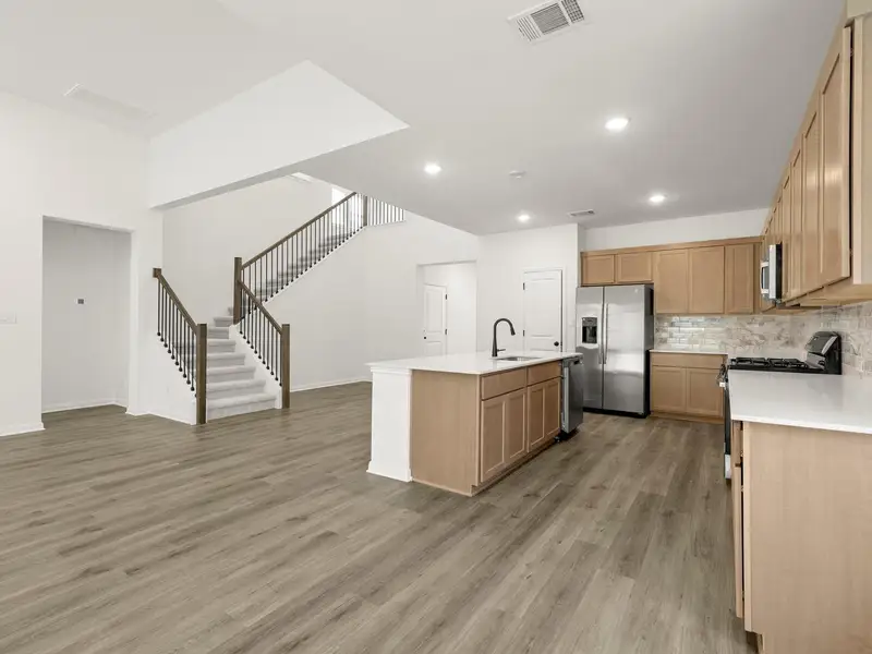 Furnished interior view inside a new home in Orchard Ridge, Liberty Hill (Image 5).
