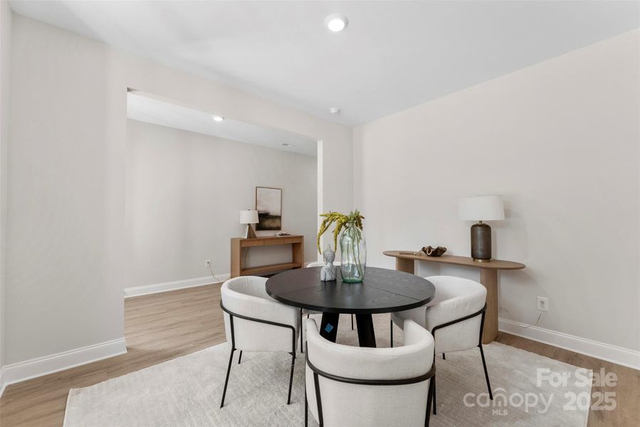 Furnished interior view inside a new home in , Charlotte (Image 31).