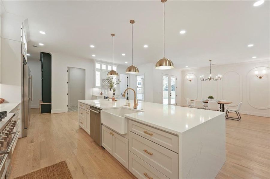 Furnished interior view inside a new home in , Grayson (Image 13).