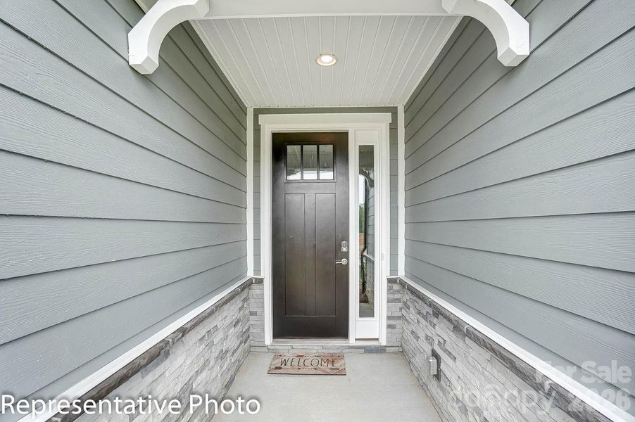 Covered front entry Covered front entry