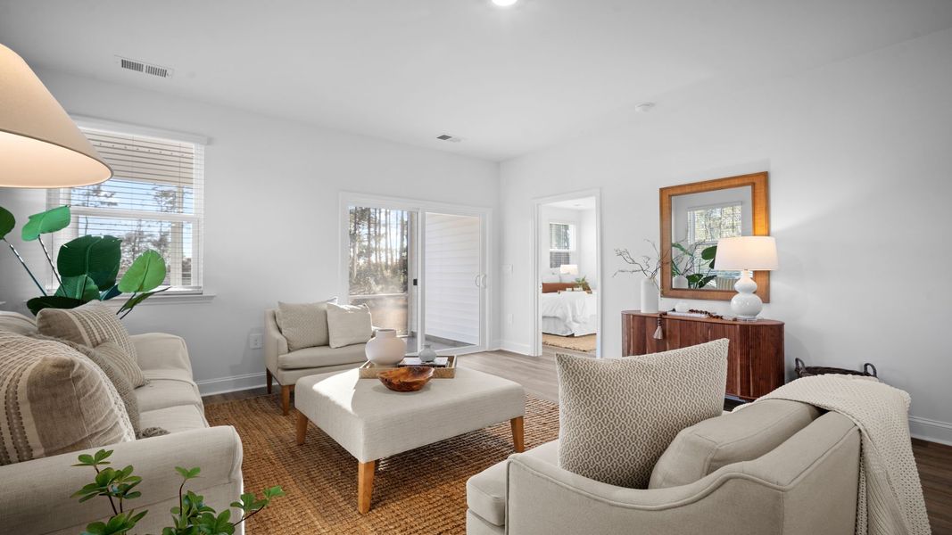 Furnished interior view inside a new home in The Lakes at North Glynn, Brunswick (Image 10).