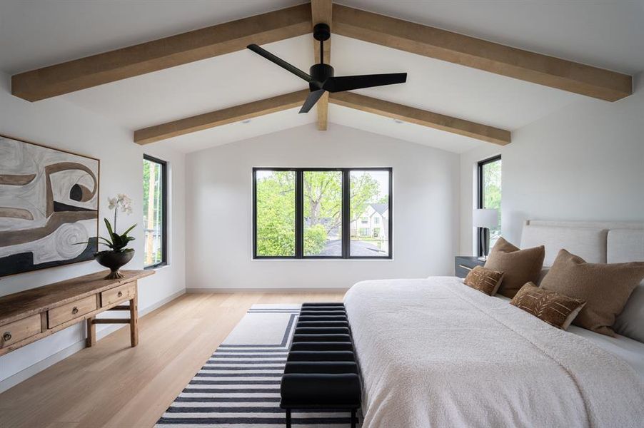 Furnished interior view inside a new home in , Dallas (Image 30).