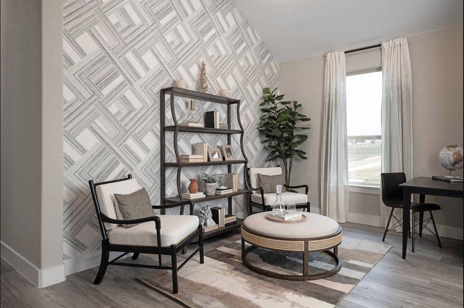 Furnished interior view inside a new home in Discovery Collection at View at the Reserve, Mansfield (Image 9). Furnished interior view inside a new home in Discovery Collection at View at the Reserve, Mansfield (Image 9).