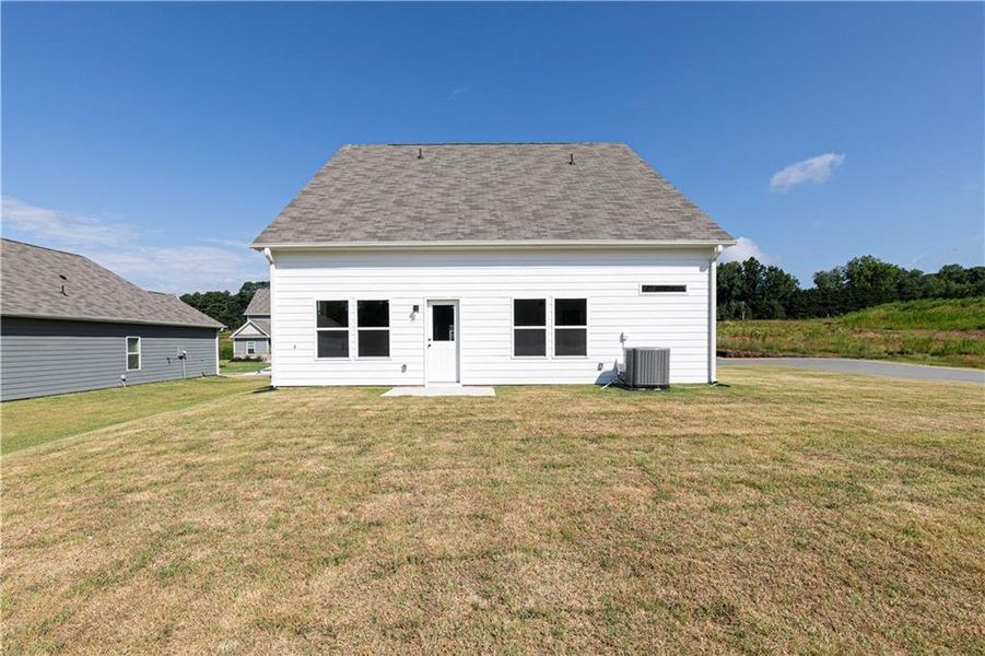 Exterior details and patio area of a home in Lake Preserve at Jackson Trail, Jefferson (Image 19). Exterior details and patio area of a home in Lake Preserve at Jackson Trail, Jefferson (Image 19).