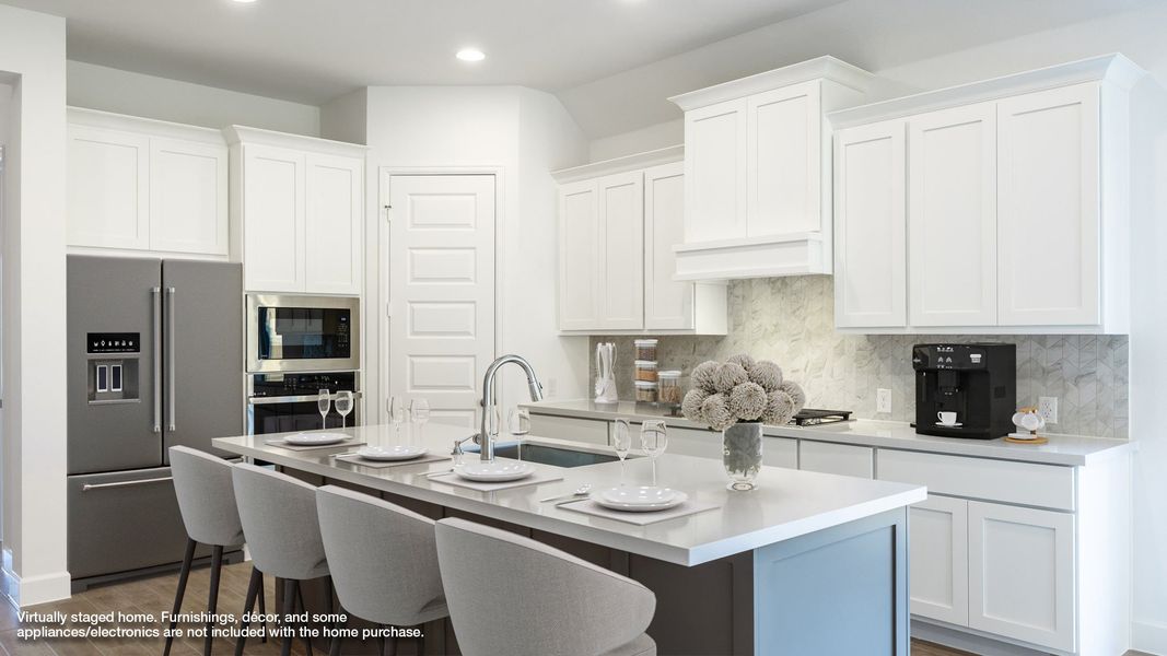 Furnished interior view inside a new home in Woodside 47', Georgetown (Image 4).