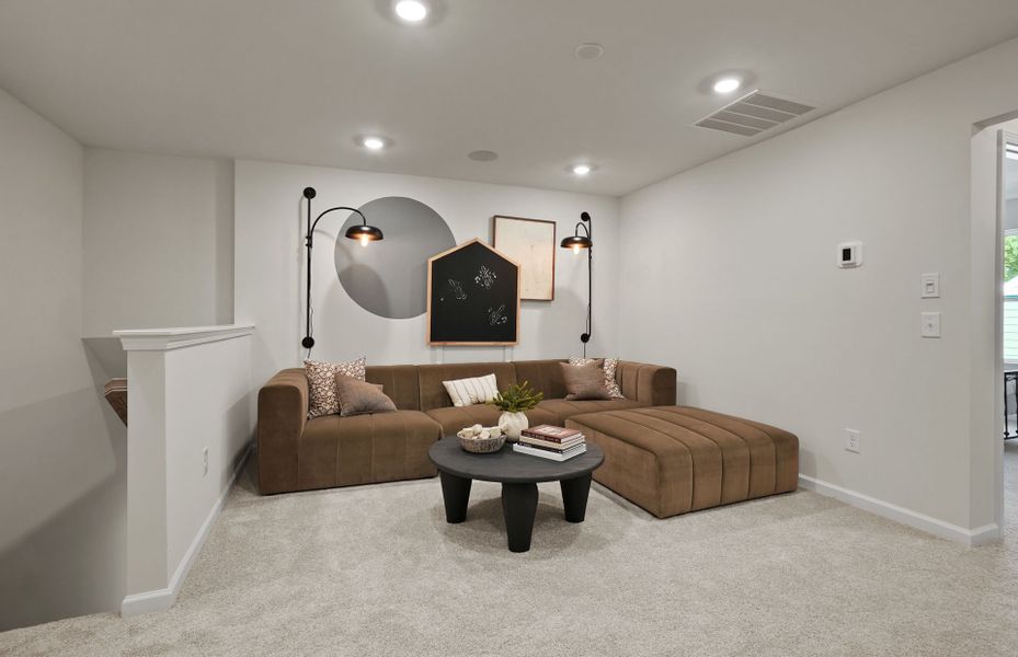 Representative furnished interior of a home built from the Bedrock by Pulte Homes in Riverstone, Monroe (Image 45). Representative furnished interior of a home built from the Bedrock by Pulte Homes in Riverstone, Monroe (Image 45).