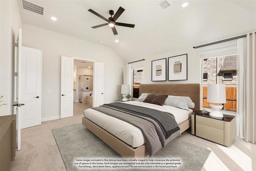 Furnished interior view inside a new home in Somerset, Venus (Image 13).