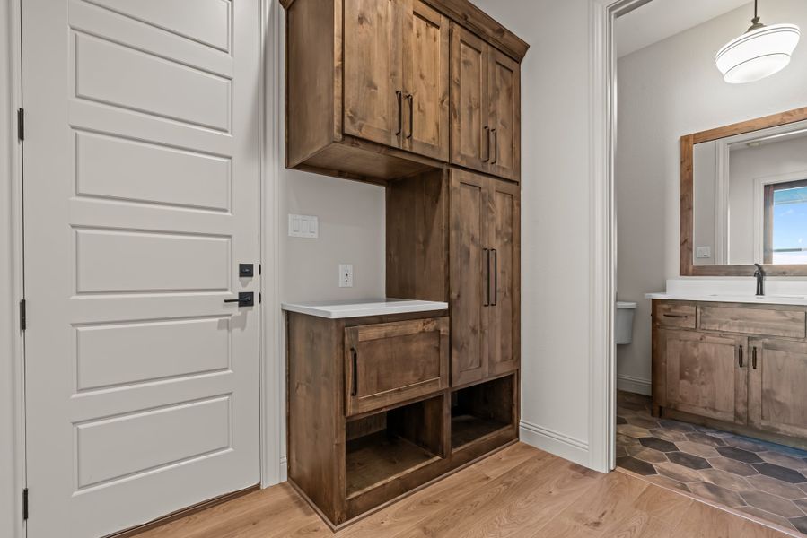 Furnished interior view inside a new home in Parker Meadows, Weatherford (Image 17).