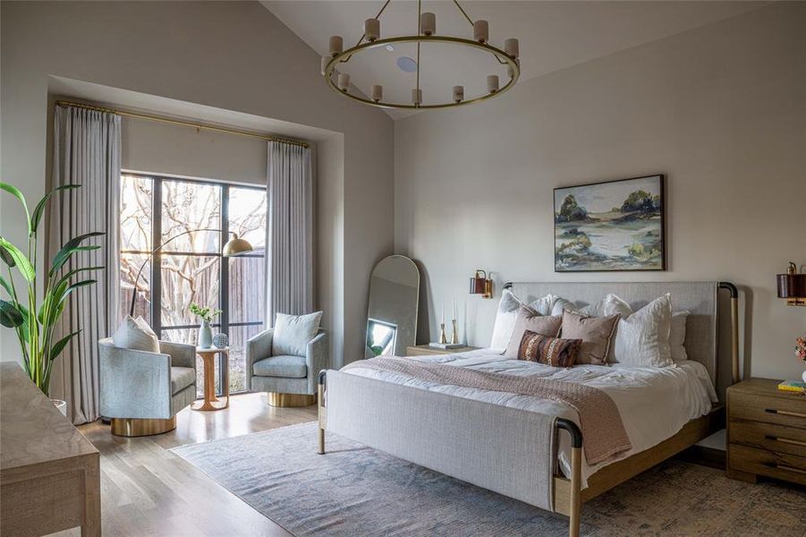 Furnished interior view inside a new home in , Dallas (Image 27).