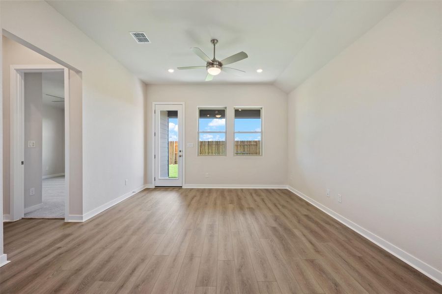 Spacious, unfurnished interior of a new home in The Trails at Carmel, Pflugerville (Image 29).