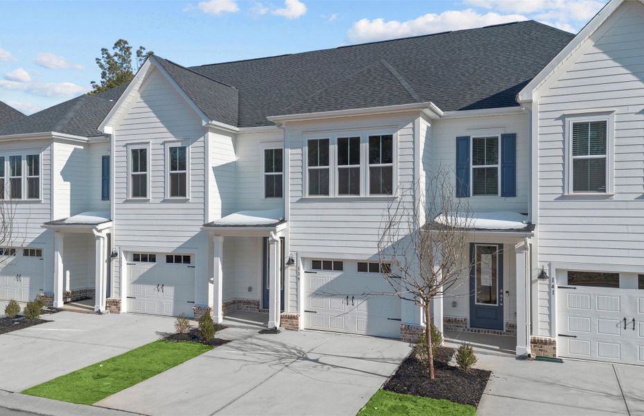 Front exterior of a new home in Alston Park, Greenville, SC, highlighting curb appeal (Image 18).