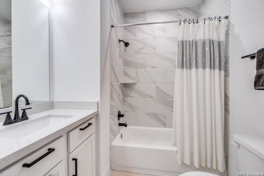 Furnished interior view inside a new home in Ventana Park, Bulverde (Image 26). Furnished interior view inside a new home in Ventana Park, Bulverde (Image 26).