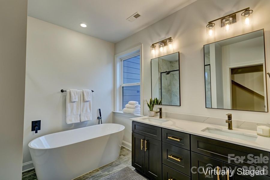 Furnished interior view inside a new home in , Bessemer City (Image 9).