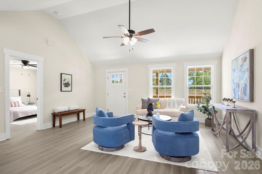 Furnished interior view inside a new home in , York (Image 12).