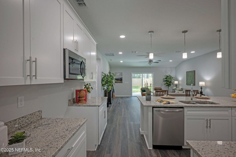 Furnished interior view inside a new home in , Jacksonville (Image 37).