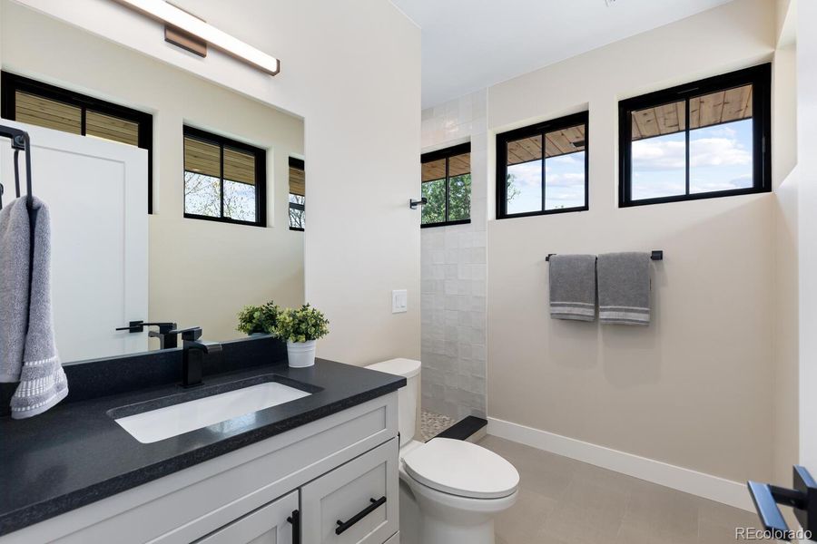 Furnished interior view inside a new home in , Denver (Image 12).