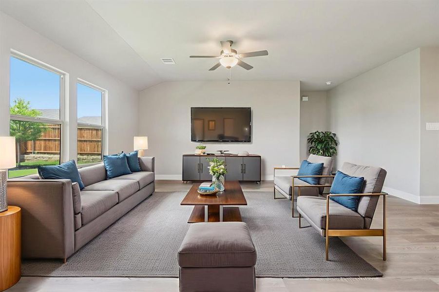 Photo is not of the actual home, but is an inspirational photo of builder’s model home and may depict options, furnishings, and/or decorator features that are not included.