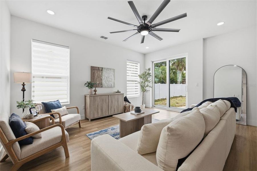 Furnished interior view inside a new home in , Tampa (Image 7).