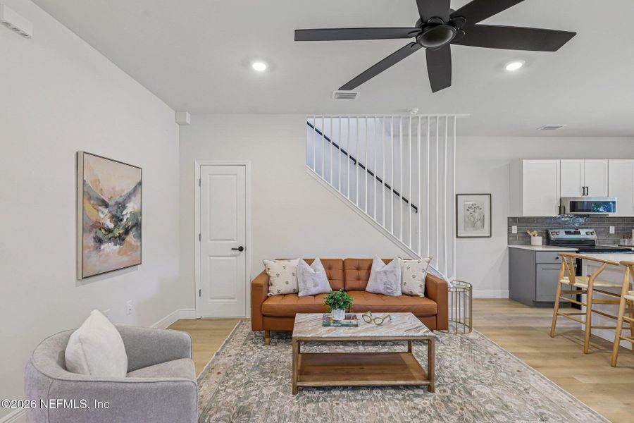 Furnished interior view inside a new home in , Jacksonville (Image 12).