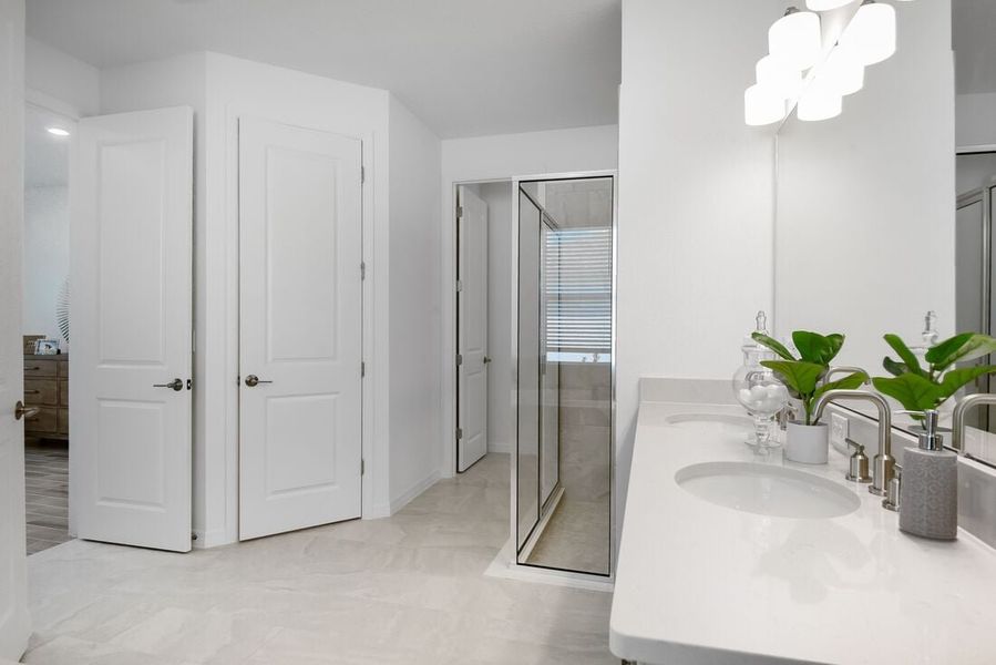 Furnished interior view inside a new home in Windward Preserve, Cocoa (Image 36).
