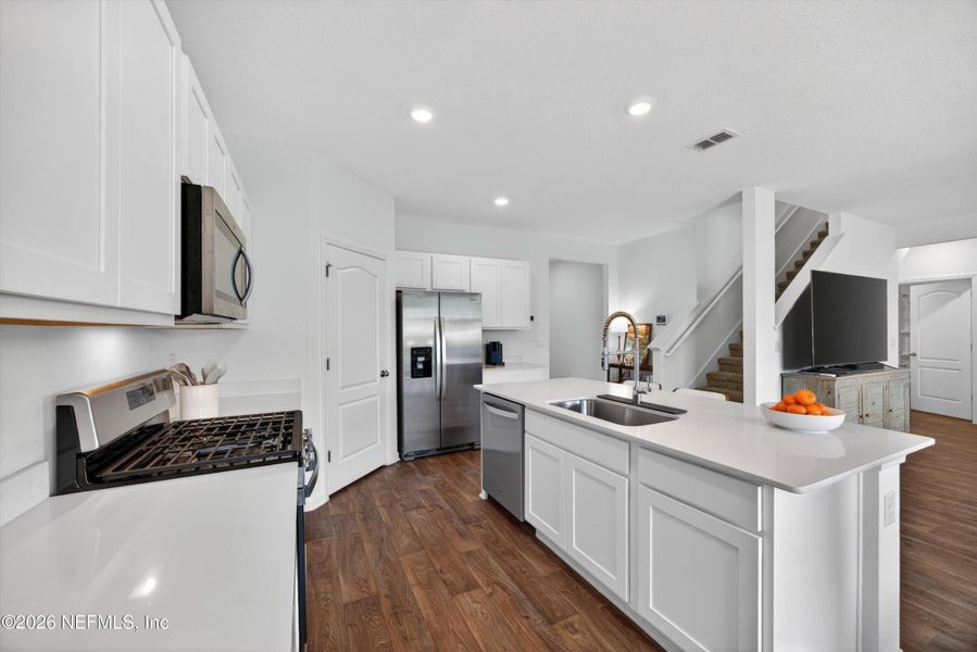 Furnished interior view inside a new home in Entrada, St. Augustine (Image 12).