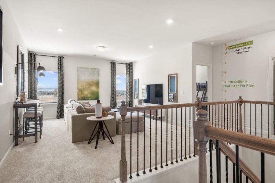 Furnished interior view inside a new home in Jones Ridge, Dallas (Image 11).