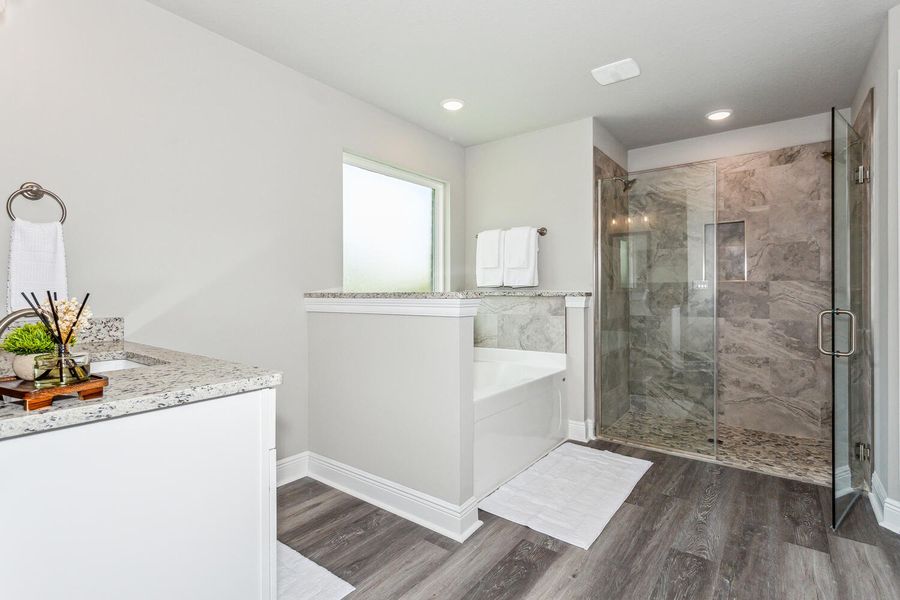 Representative furnished interior of a home built from the The Turquoise by Herbst Homes in Walther Reserve, Milton (Image 18).