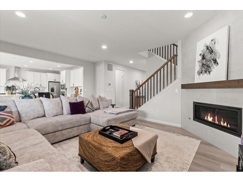 Furnished interior view inside a new home in Prairie Song, Windsor (Image 7).