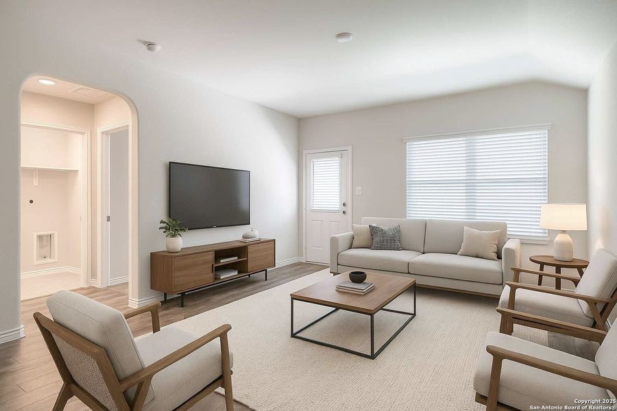 Furnished interior view inside a new home in , San Antonio (Image 6).