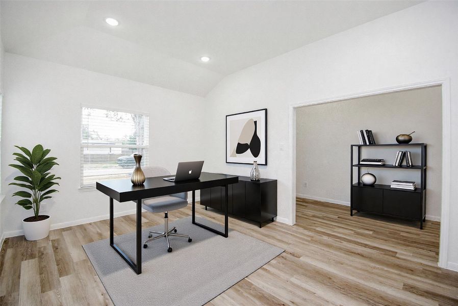 Furnished interior view inside a new home in , Houston (Image 12).