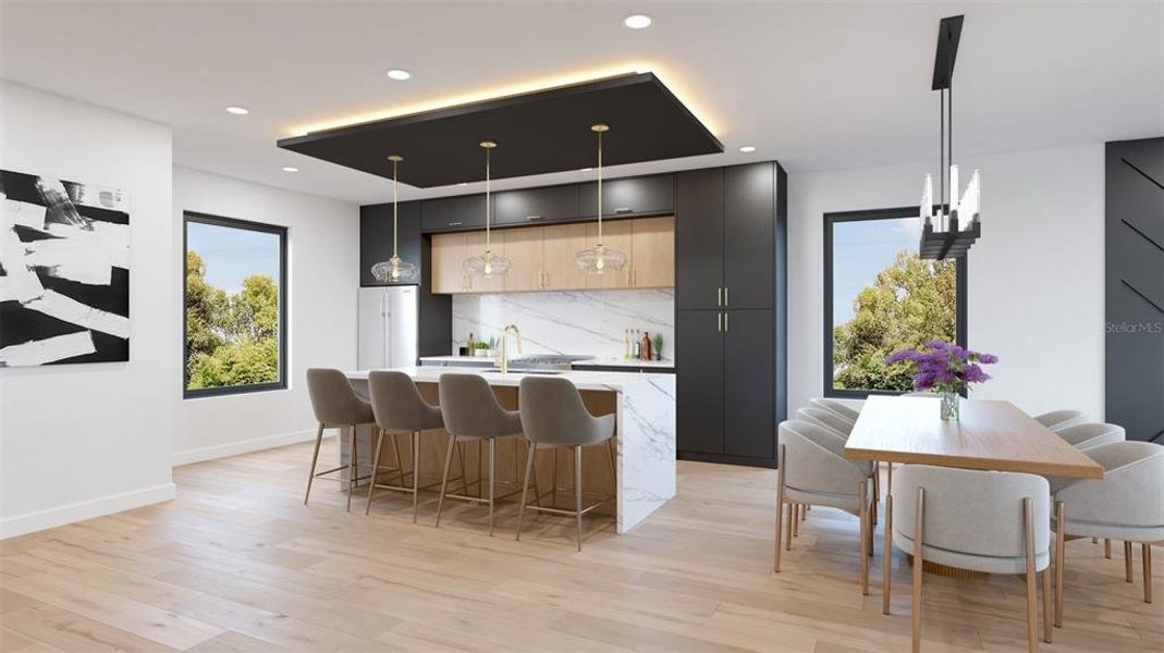 Furnished interior view inside a new home in , Tampa (Image 6).