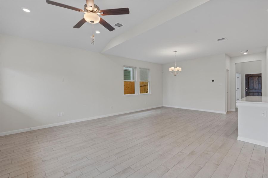 Spacious, unfurnished interior of a new home in Butler Farms, Liberty Hill (Image 26). Spacious, unfurnished interior of a new home in Butler Farms, Liberty Hill (Image 26).