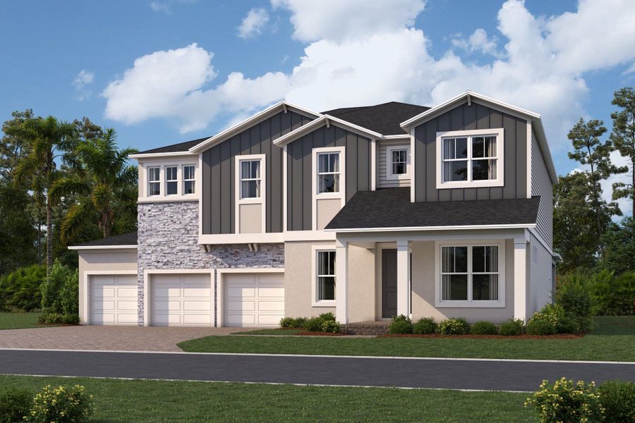 Lake Star Elevation  Modern Country
