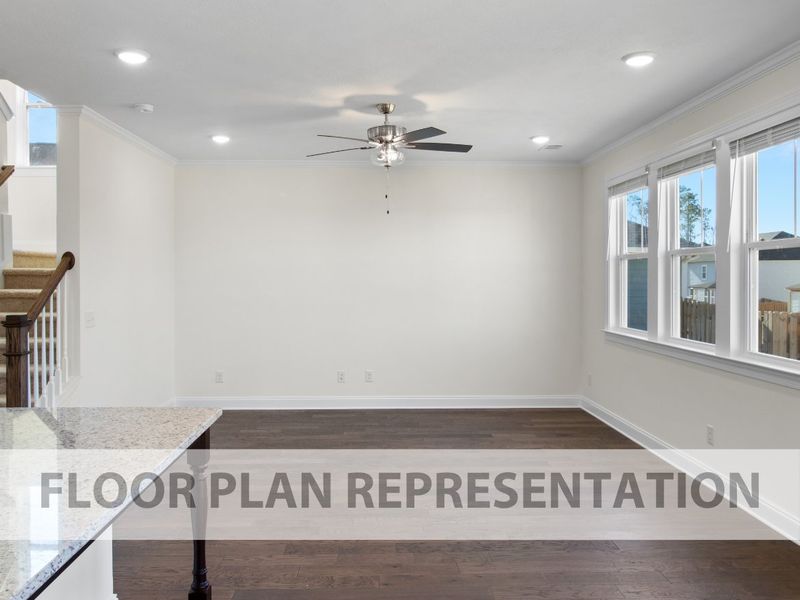 Spacious, unfurnished interior of a new home in Tillery Park, Grovetown (Image 9).