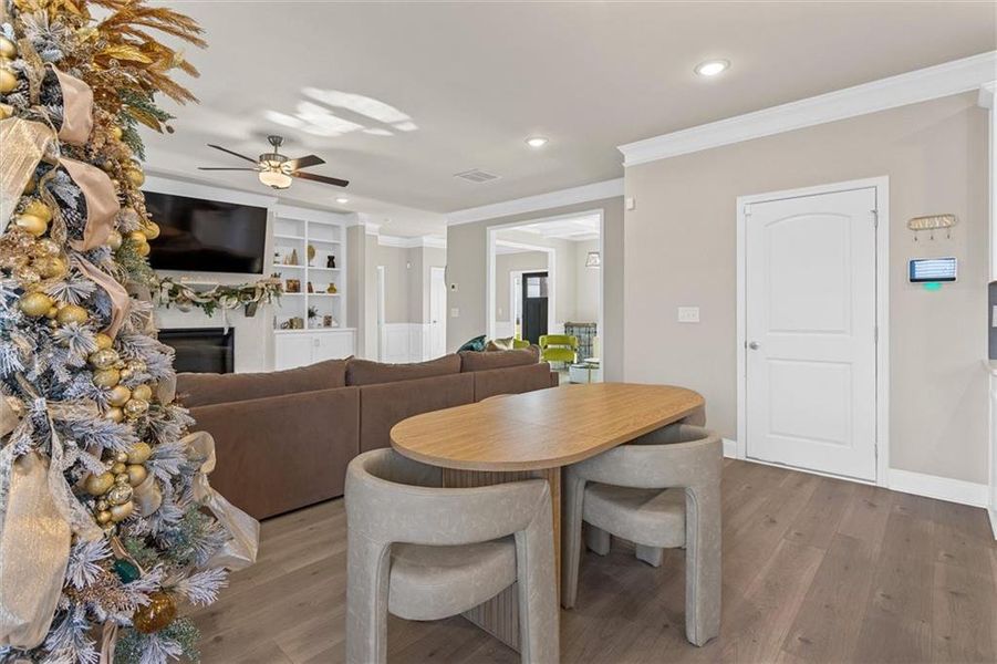 Furnished interior view inside a new home in Enclave at Brookside Crossing, Auburn (Image 46).