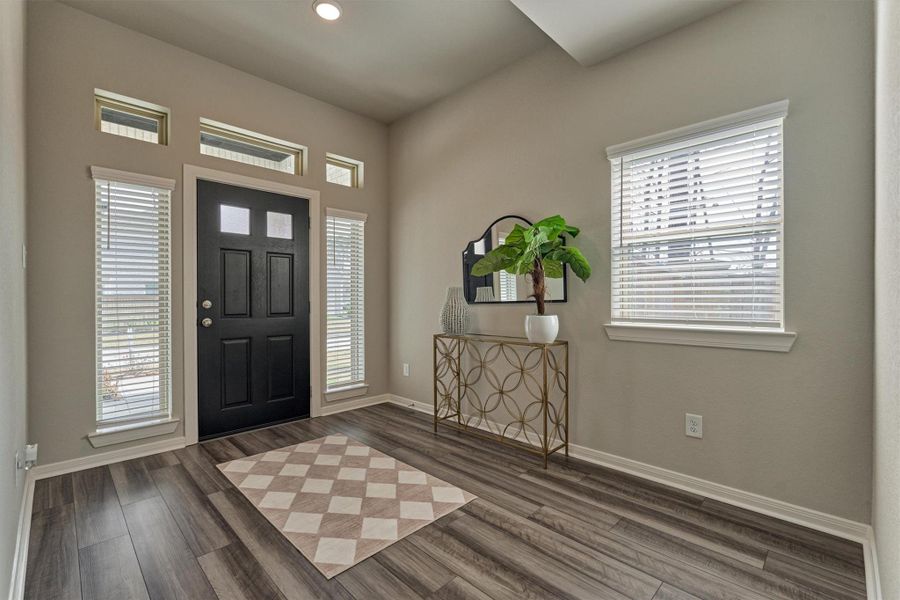 Furnished interior view inside a new home in The Highlands - Grove Collection, Porter (Image 6).
