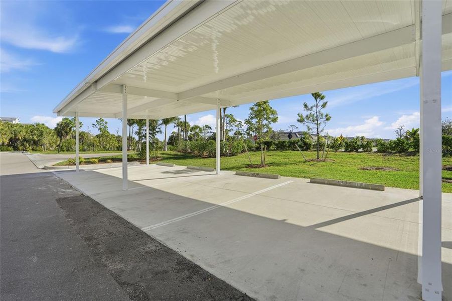 Exterior details and patio area of a home in Heritage Landing, Punta Gorda (Image 32).